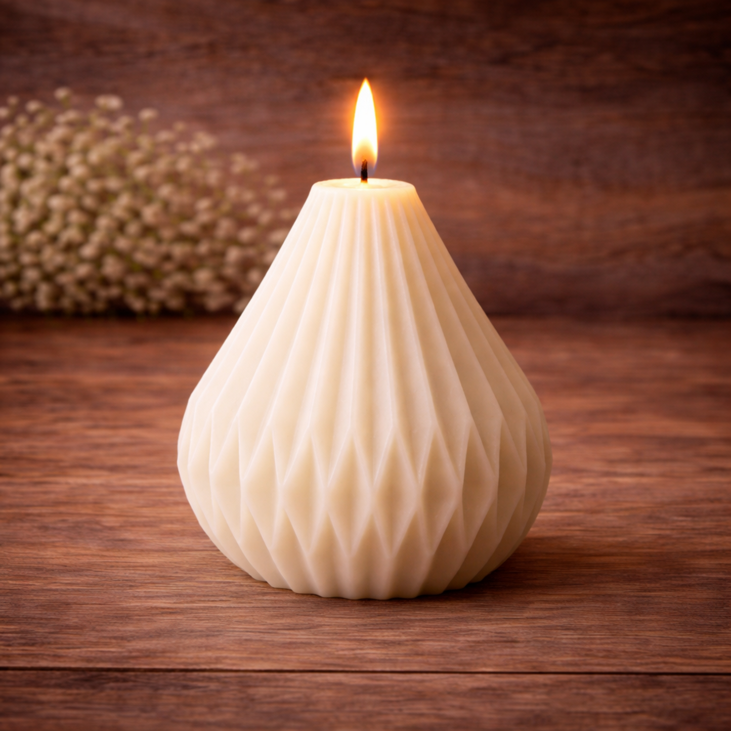 Pear-Shaped Decorative Candles