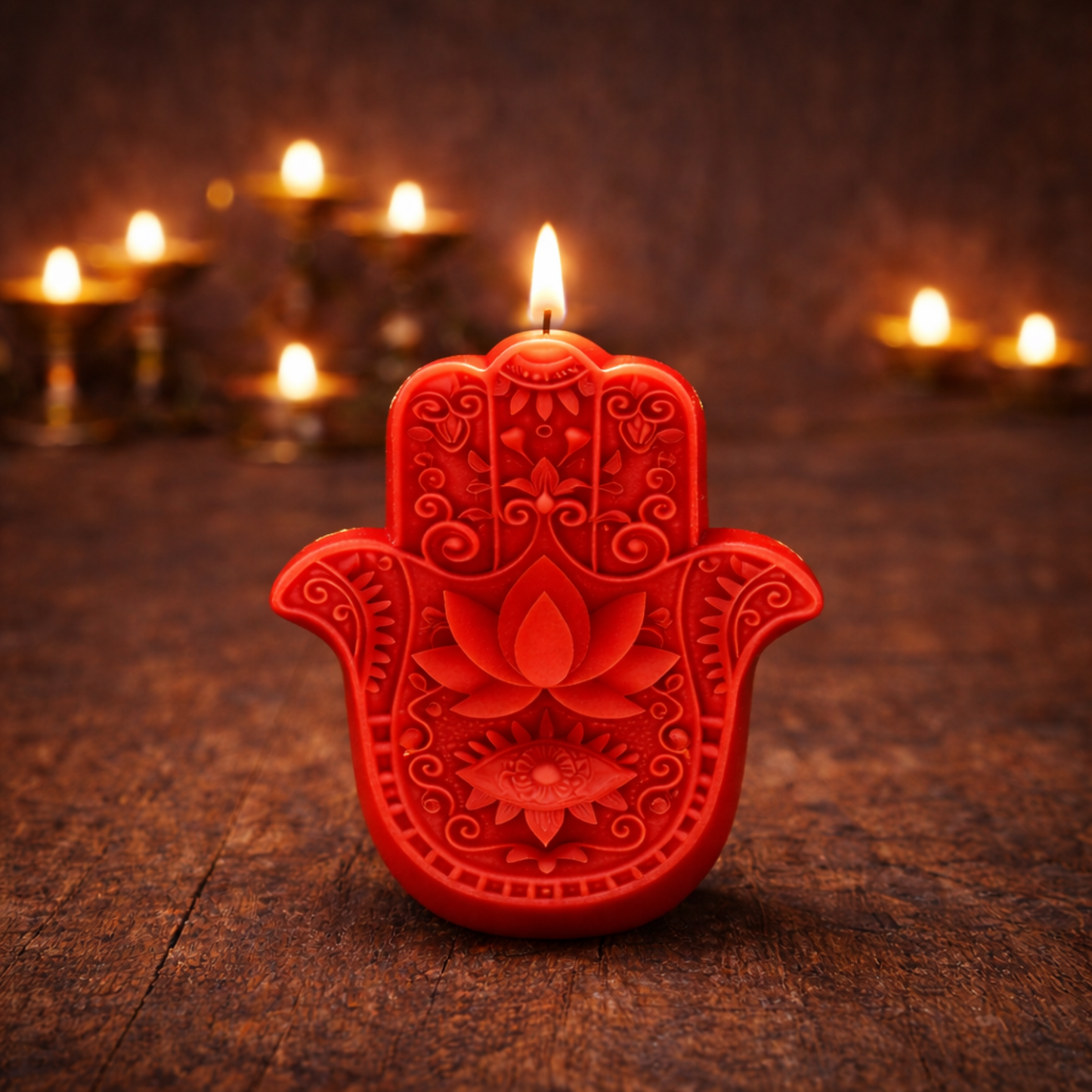 Hamsa Hand Candle