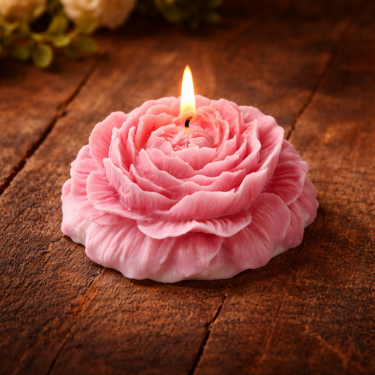 Rose Shape Decorative Candle