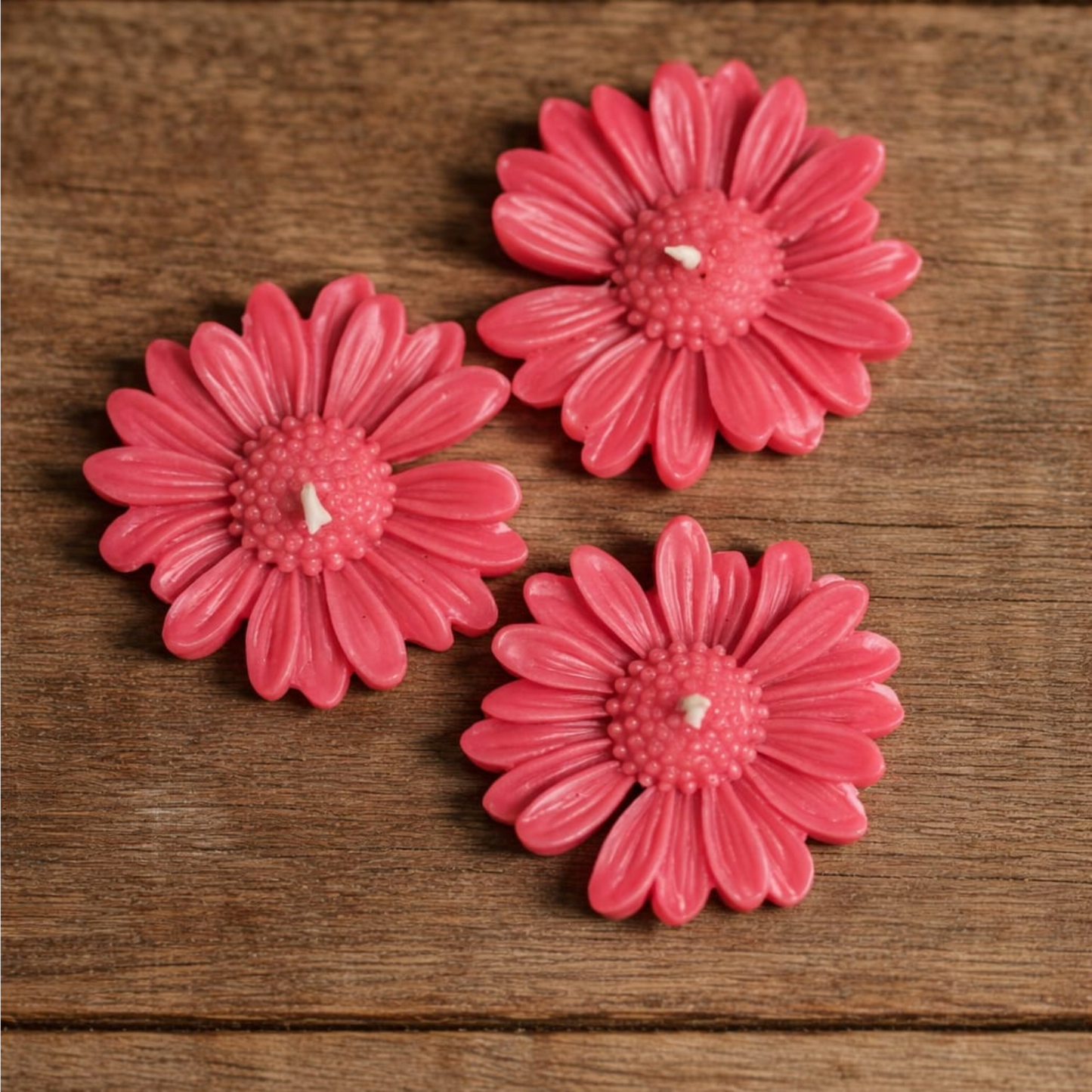 Daisy Flower Candle (Pink)