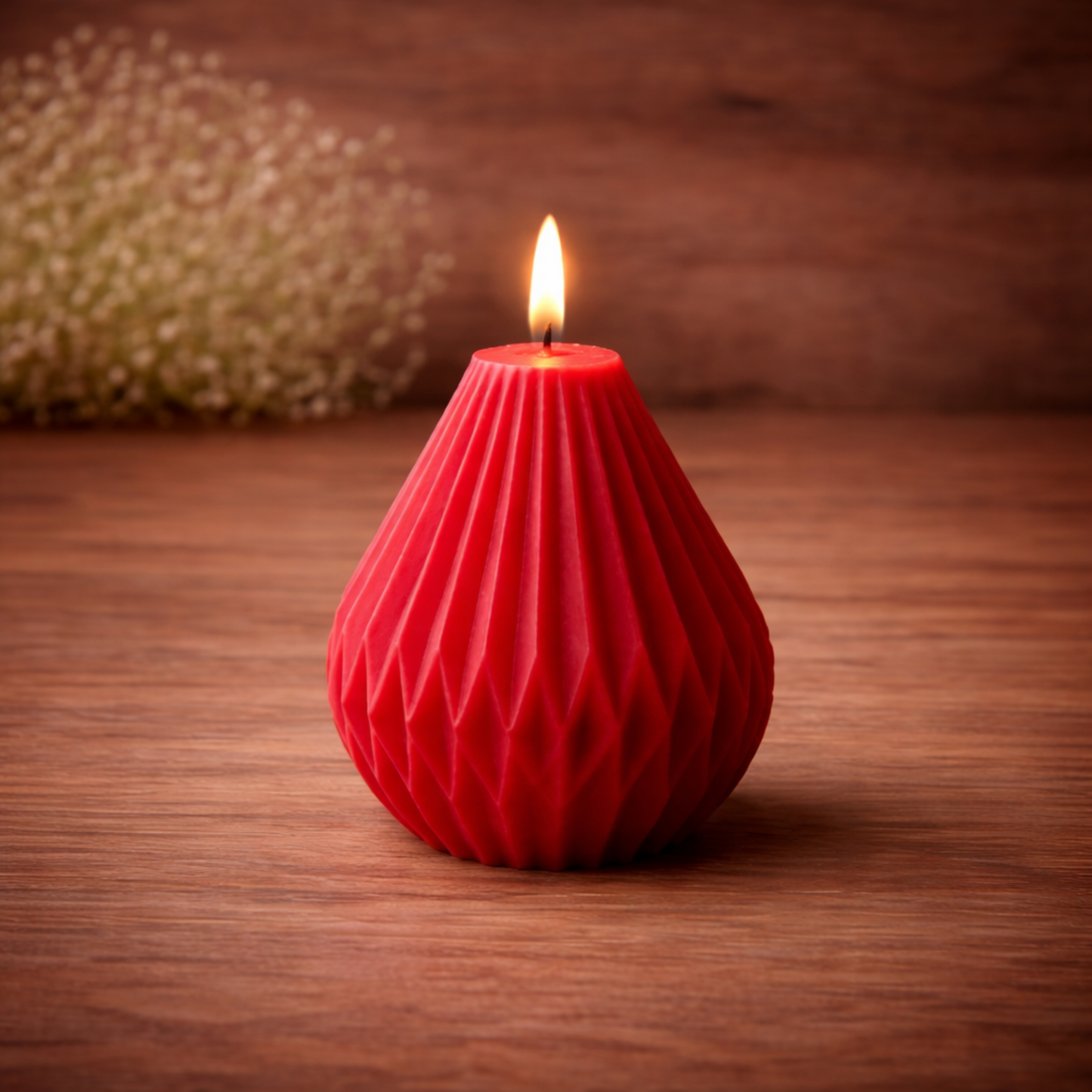 Pear-Shaped Decorative Candles