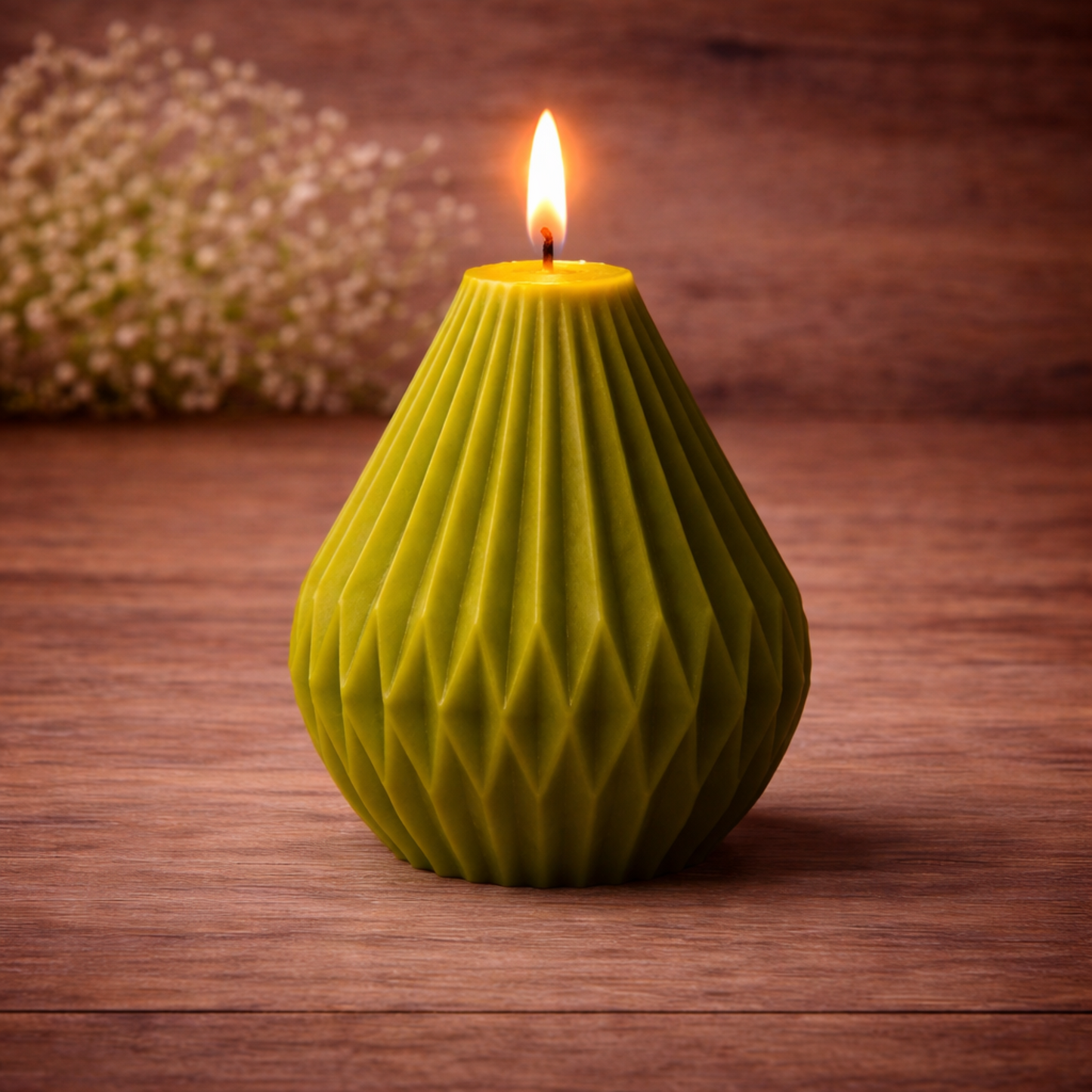 Pear-Shaped Decorative Candles