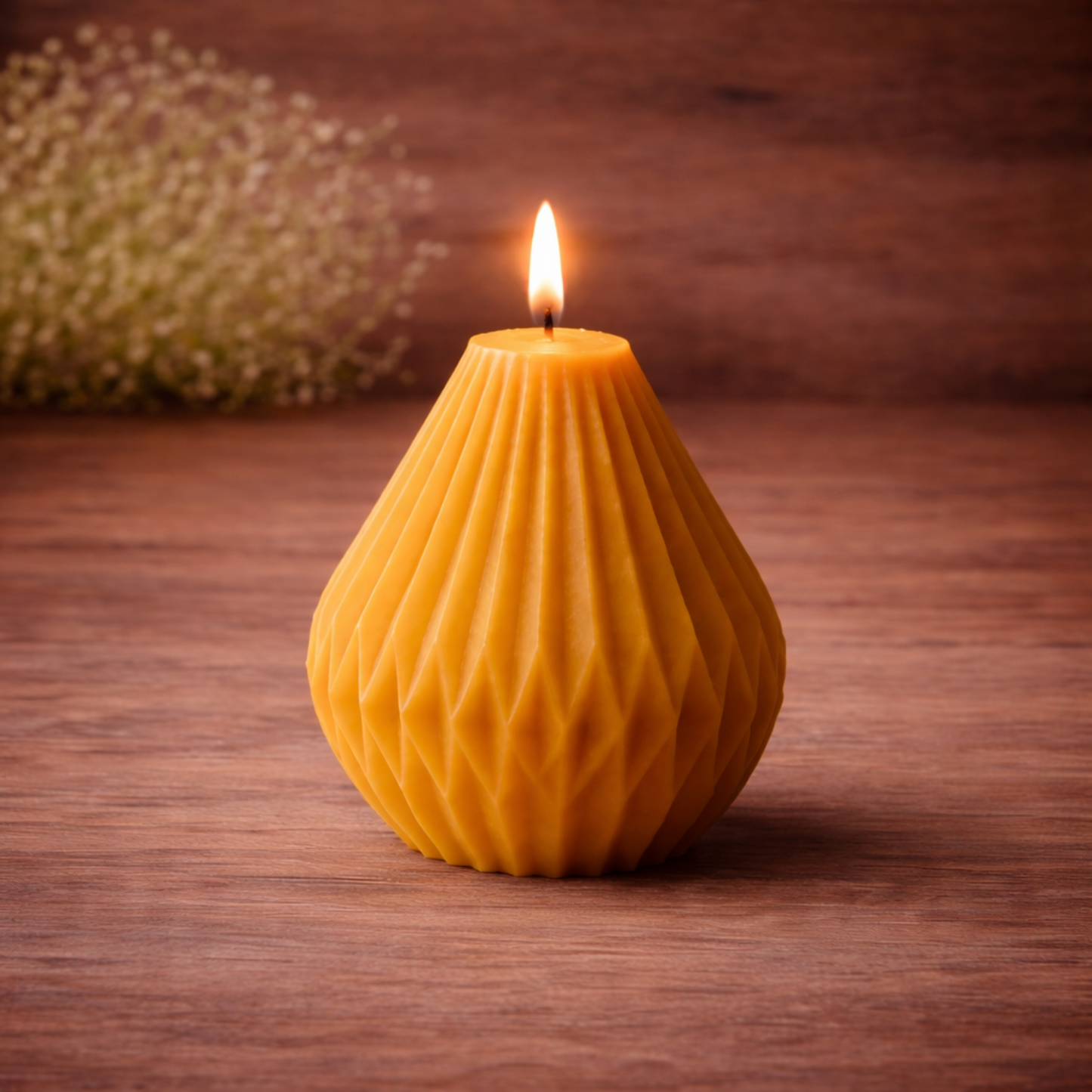 Pear-Shaped Decorative Candles