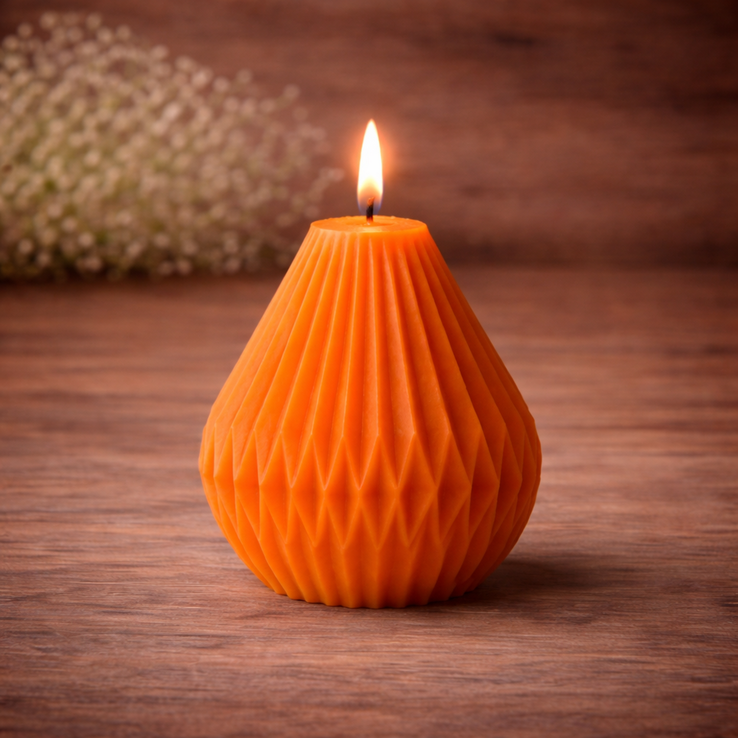 Pear-Shaped Decorative Candles