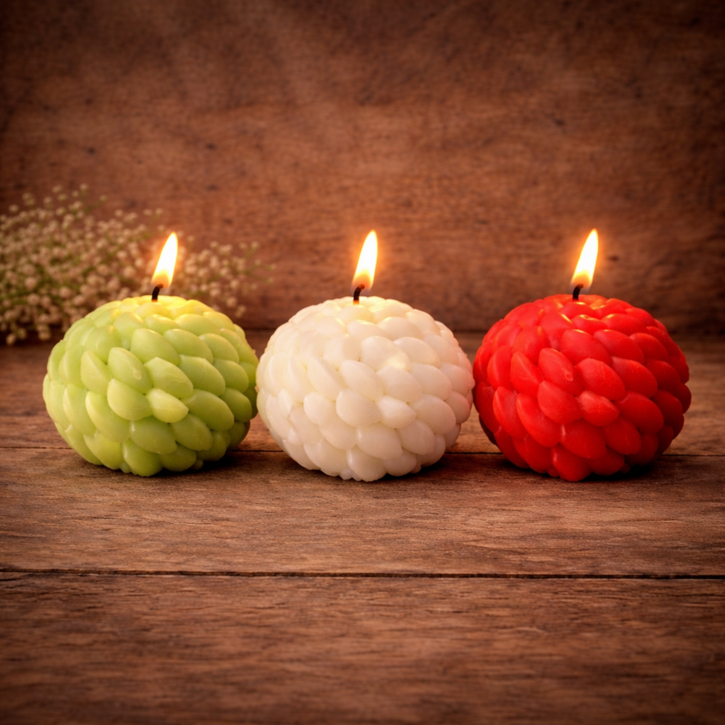 Santa Ana Flower Shape Candles