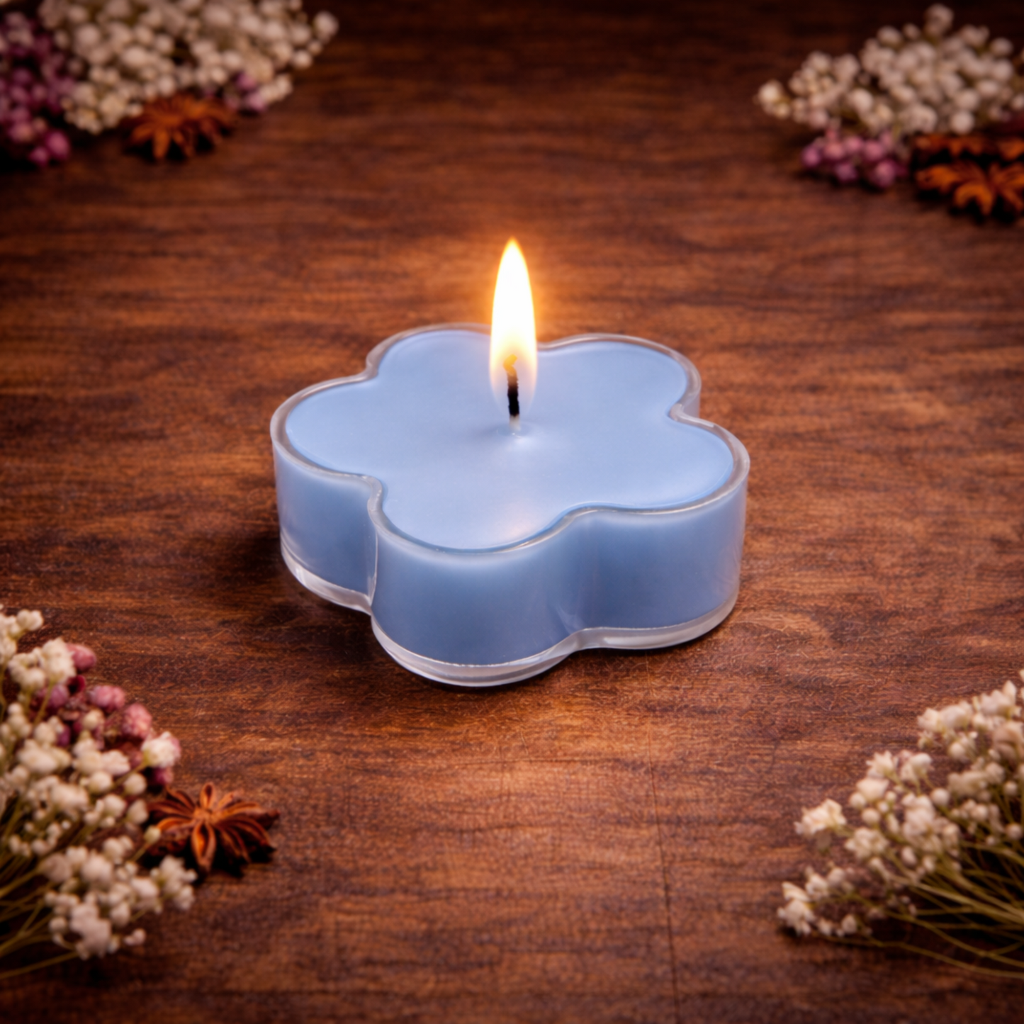 Flower Tea Light Candles