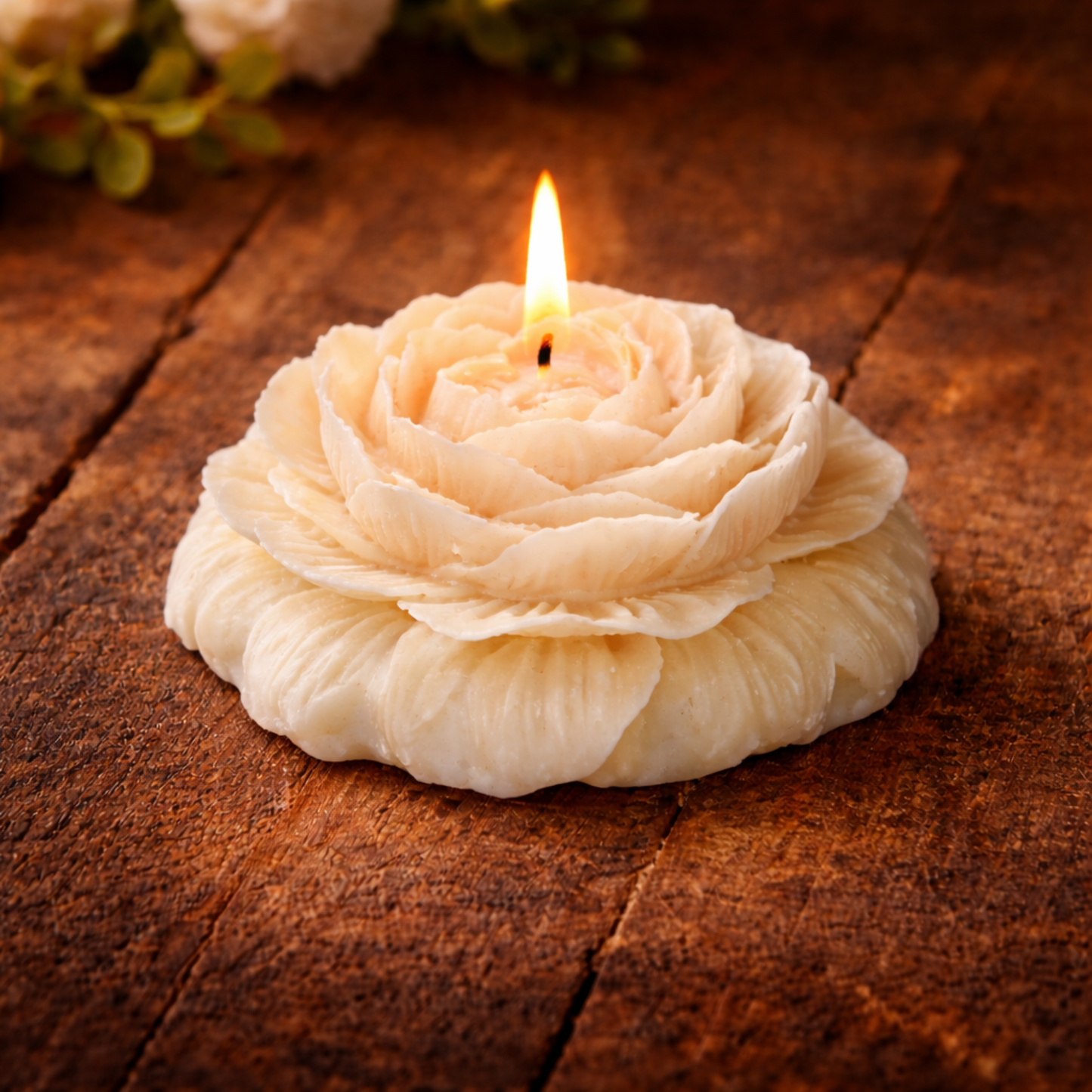 Rose Shape  Decorative Candle