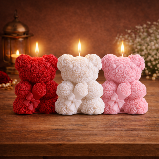 Teddy Bear Candle