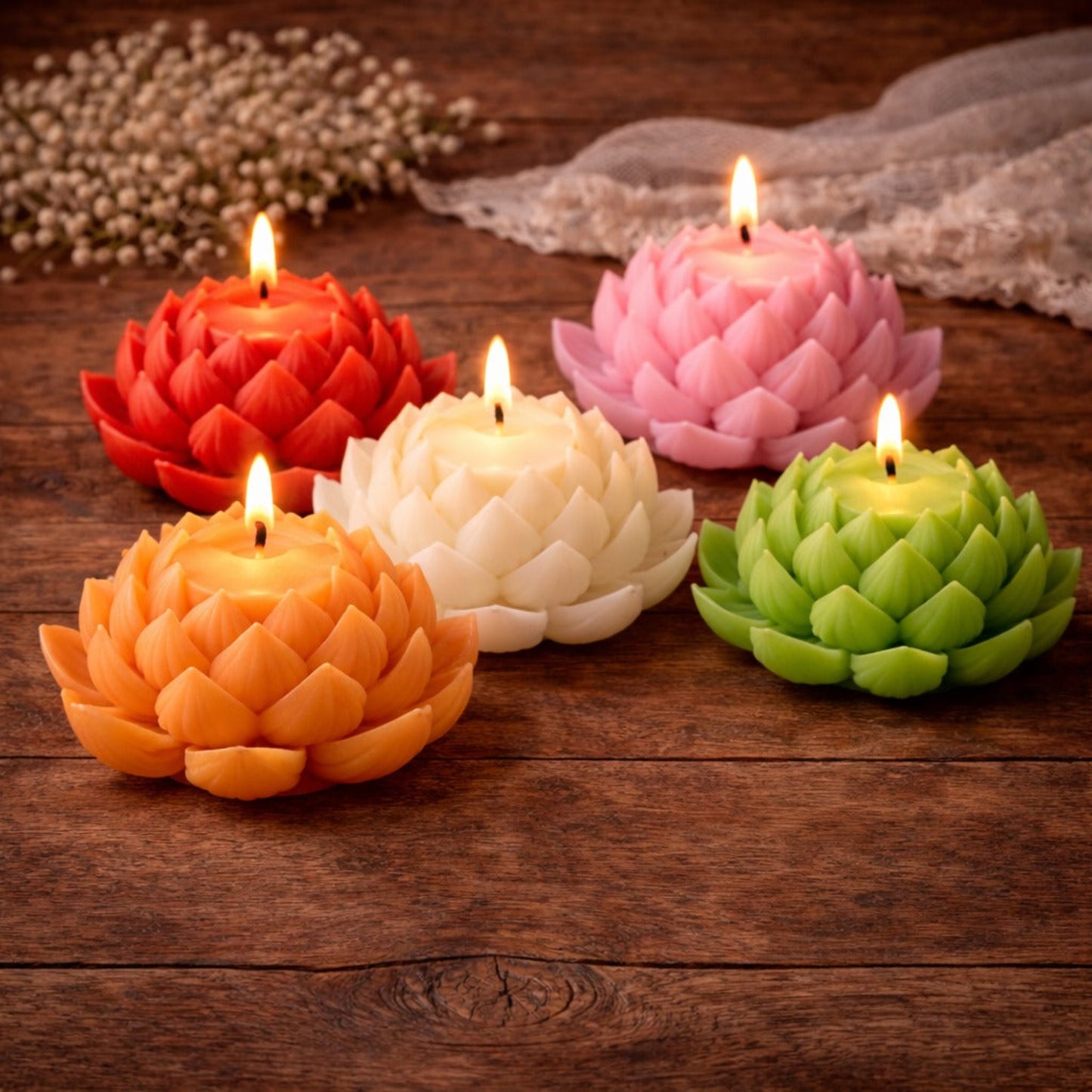 Lotus Candles